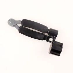 Premium Wooden Guitar String Changing Tool - 3 - in - 1 String Cutter, Winder & Puller with Bakelite Handle (Black)