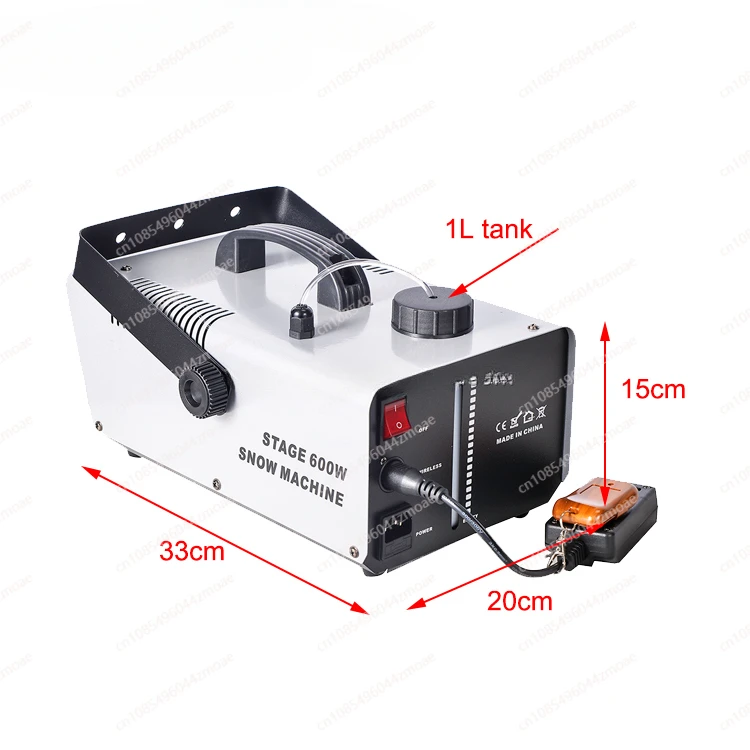 Macchina Per Neve Artificiale - 1500W, Telecomando, 5L, Per Feste E Eventi - Foto 3
