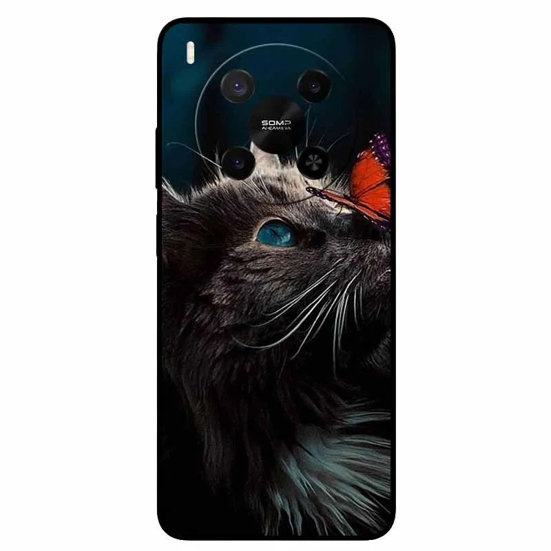 Black TPU Silicone Back Cover Case