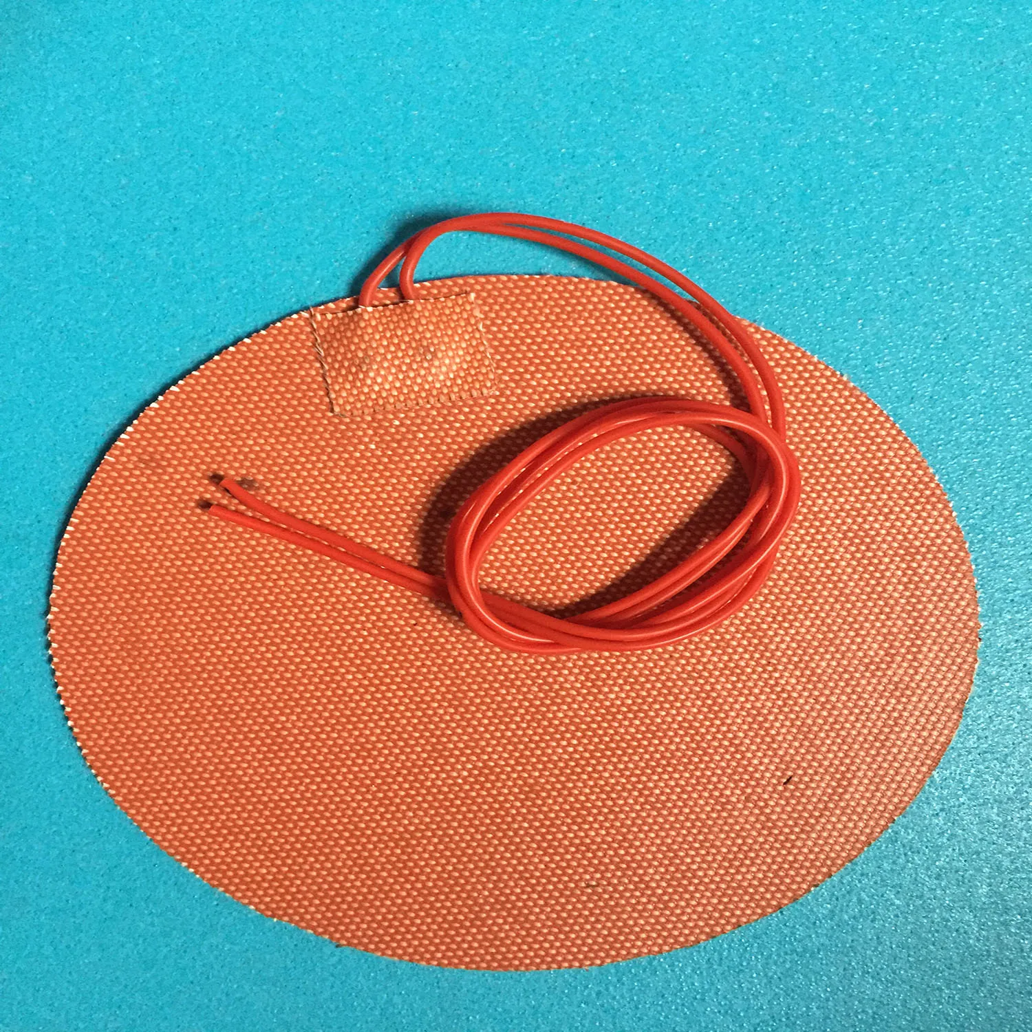 300W 220V Diametro 200Mm Elettrico Elemento Riscaldante Per Stampante 3D Cuscinetto Riscaldante In Silicone Elemento Riscaldante Flessibile Piastra St