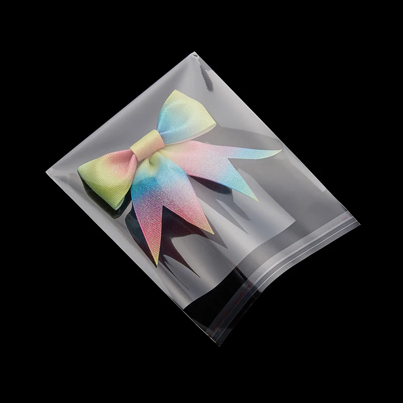 TETP 500Pcs Width 11cm Transparent OPP Plastic Bags Accessories Card Jewelry Candy Packaigng Favors Cellophane Self Adhesive Bag 2