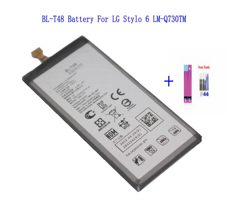 1x 4000mAh BL-T48 BLT48 Battery For LG Stylo LMQ730TM LM