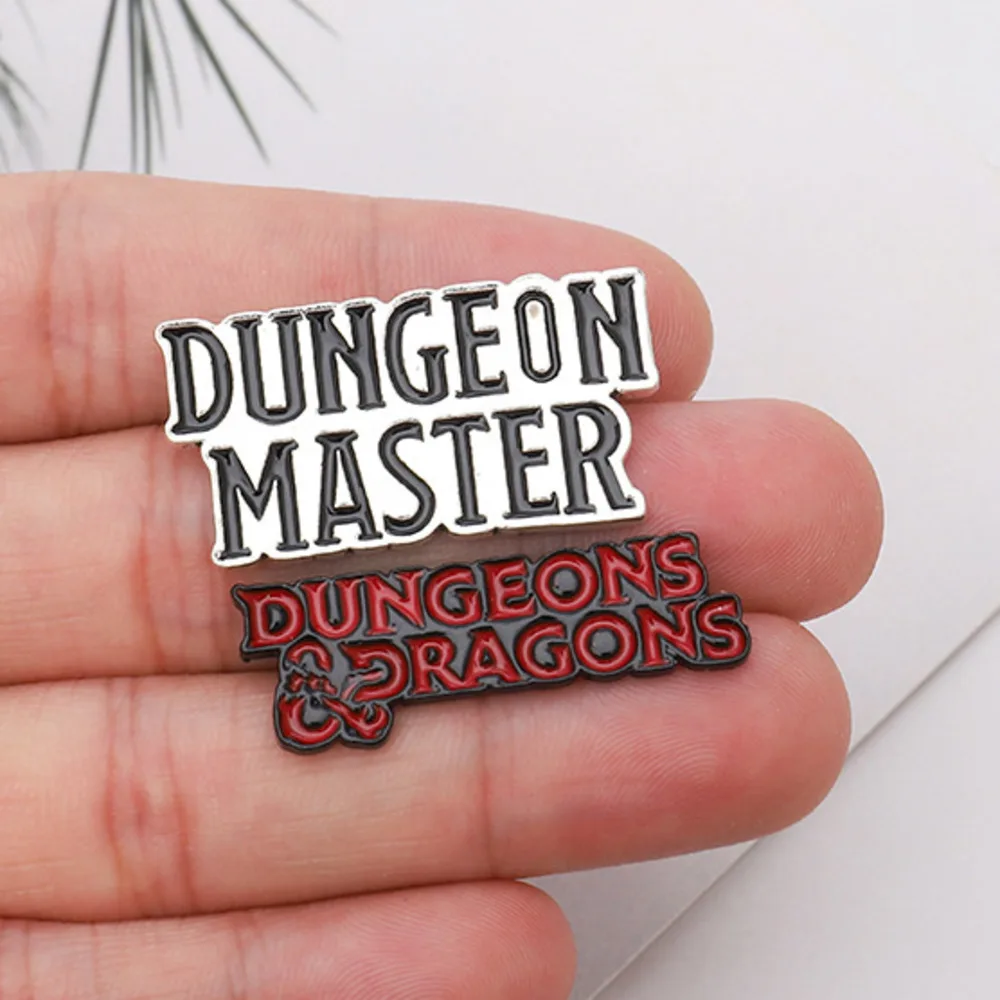Enamel Badge Pins Accessories Dungeons Dragons Accessories Enamel Bag Collar Badges