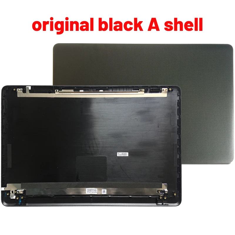 para hp preto cinza prata portátil lcd capa dianteira