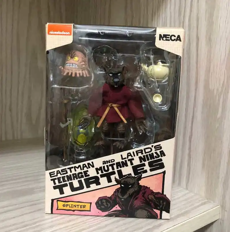 Originale Neca 54289 54290 54250 Tartarughe Trituratore Cloner Artiglio Trituratore Anime Action Collection Figure Modello Giocattoli Regali Per Bambi