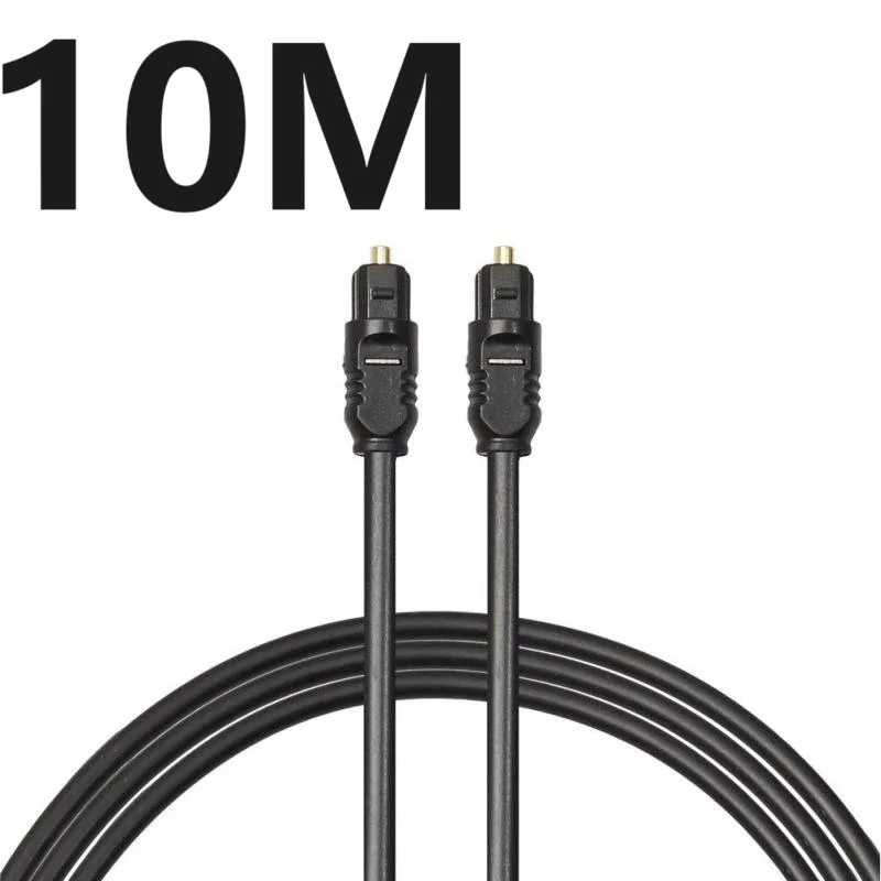 Premium Digital Fiber Optical Audio Cable with Gold-Plated Connectors
