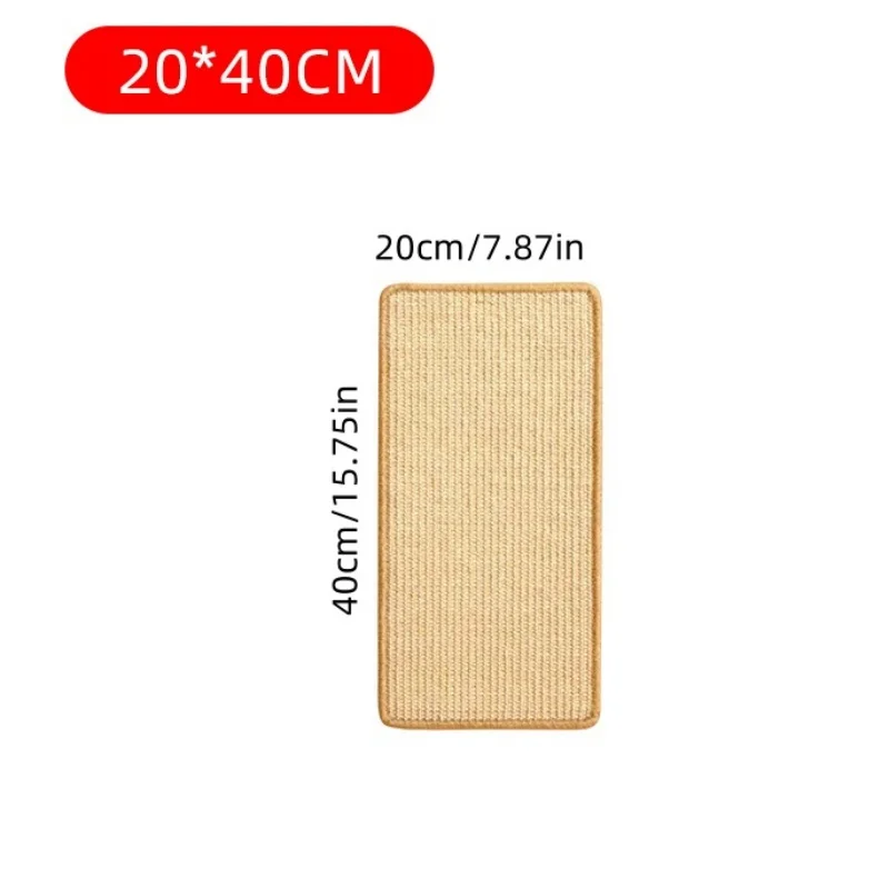 1 adet Kedi Scratcher Sisal Kenevir Tırma Tahtası Duvar Tırma Pedi Mobilya Koruyucu Tırma Sonrası Kedi Paw Eğitimi için