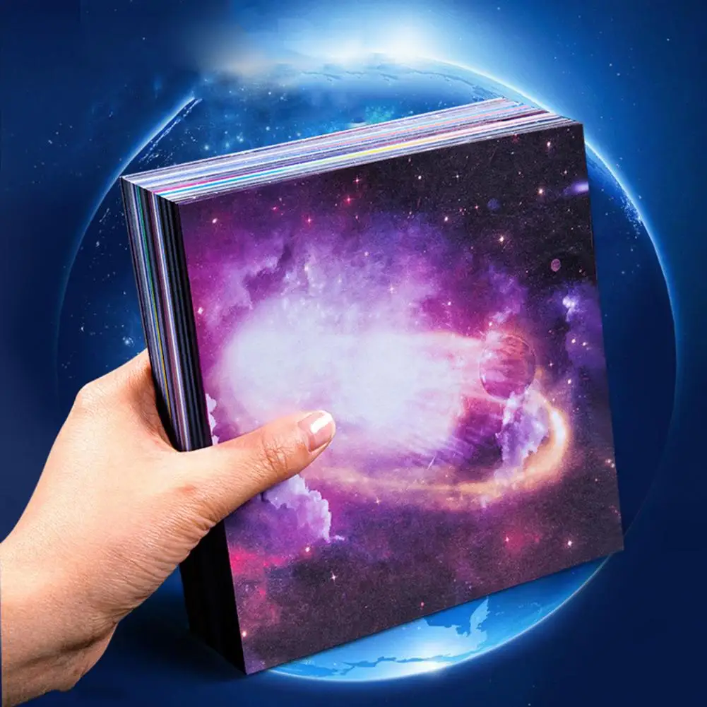 

1 Set Craft Art Paper Chic Intellectual Development Paper Gradient Clear Printing Art Origami Paper