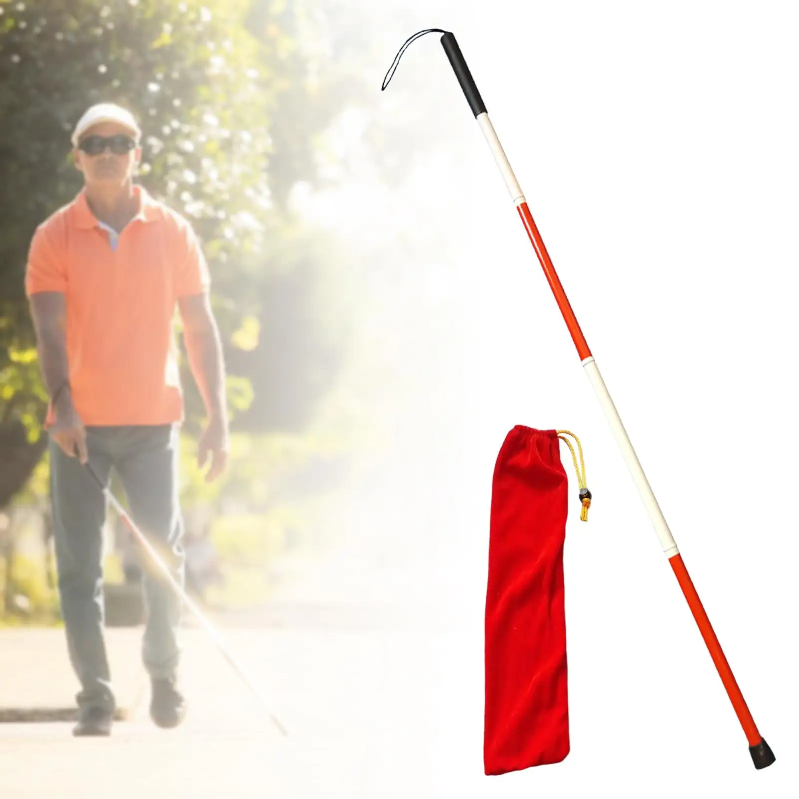Foldable Cane Hand   Comfortable Walking Cane Blind People Blind 2