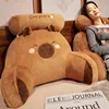 Lovely Capybara Backrest Cushion Lumbar Support Pillow Triangle Reading Pillow Soft Headboard Cartoon Capybara Plush Gifts 1