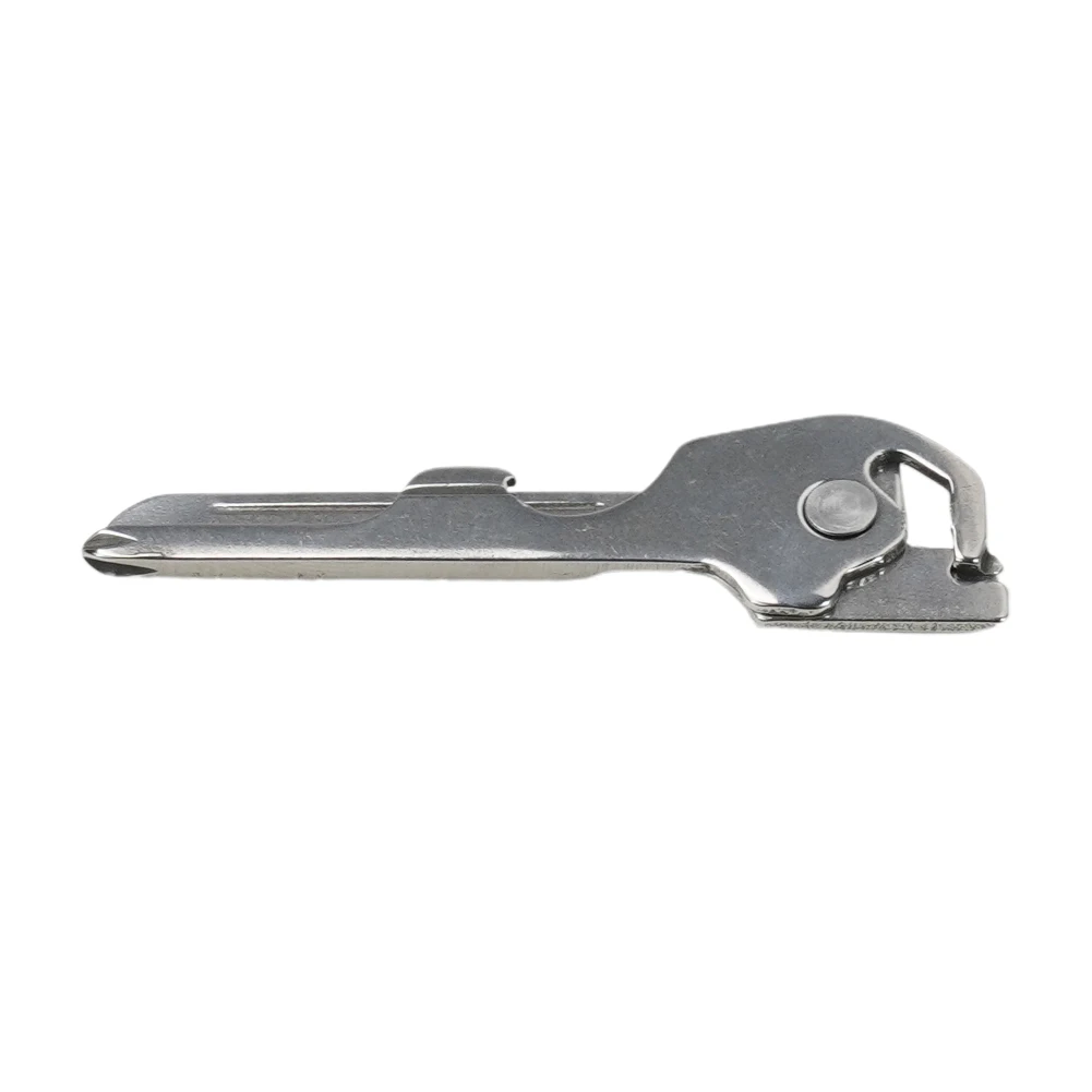 

Stainless Steel Mini Pocket Keychain Multitool Key Shape Opener Screwdriver Survival Escape Pocket Repair Tool
