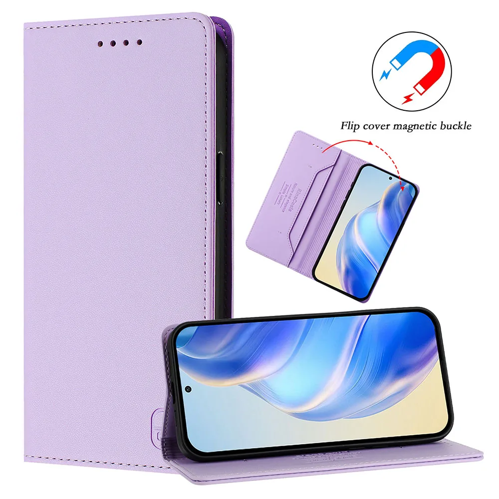 Magnetic Leather Flip Wallet Phone Cover