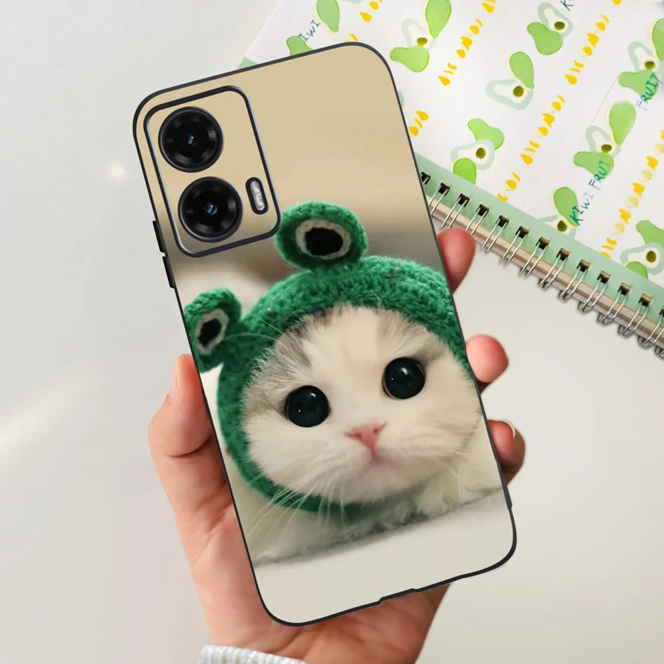 Cute Cartoon Cat Butterfly Soft Silicone Bumper Protective Phone Case