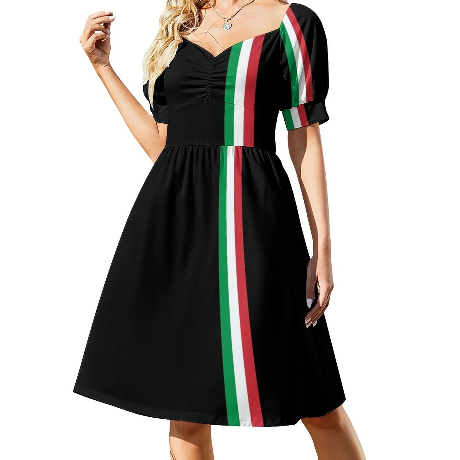Il Tricolore Bandiera Italiana Design Dress Estate Abbigliamento Donna Abiti Estivi Donna 2023 Summer Dress Womens 2023