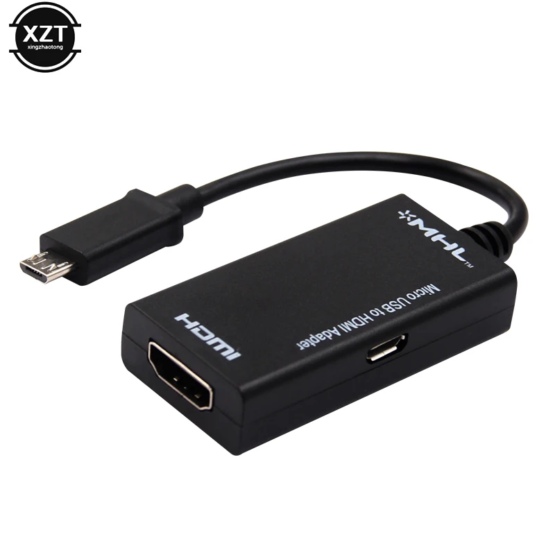 Vendita Calda Micro Usb 2.0 Mhl A Cavo Hd 1080P Per Samsung Htc Mhl Convertitore Android Micro Usb Mini Adattatore Per Adattatore Tv Usb