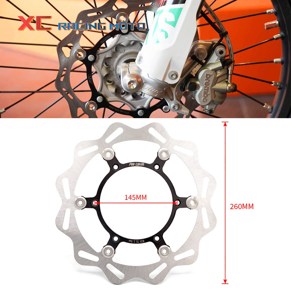 

Motorcycle 260MM Front Brake Discs Rotors For KTM EXC EXCF SX XC XCW XCF XCFW 125 150 200 250 300 350 450 1994-2020 2021 2022