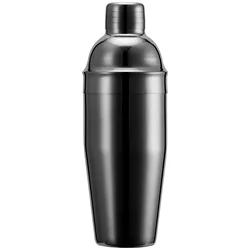 Premium 750 ML Stainless Steel Cocktail Shaker with Built - in Strainer - 701 - 800ml (Black)