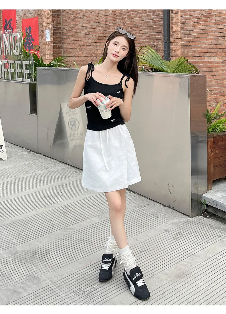 Women Two Piece Shorts Skirt Set Image 12