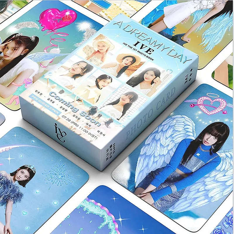 

50 шт./набор, лазерные открытки для альбома