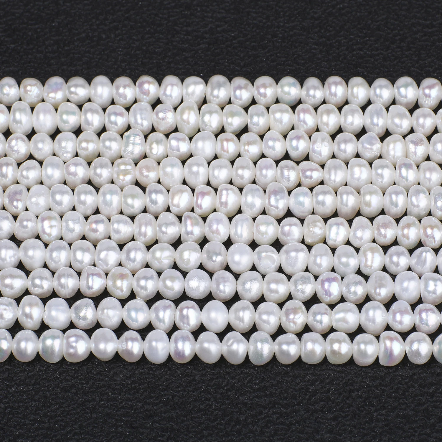 Elegant Natural White Freshwater Pearl Beads