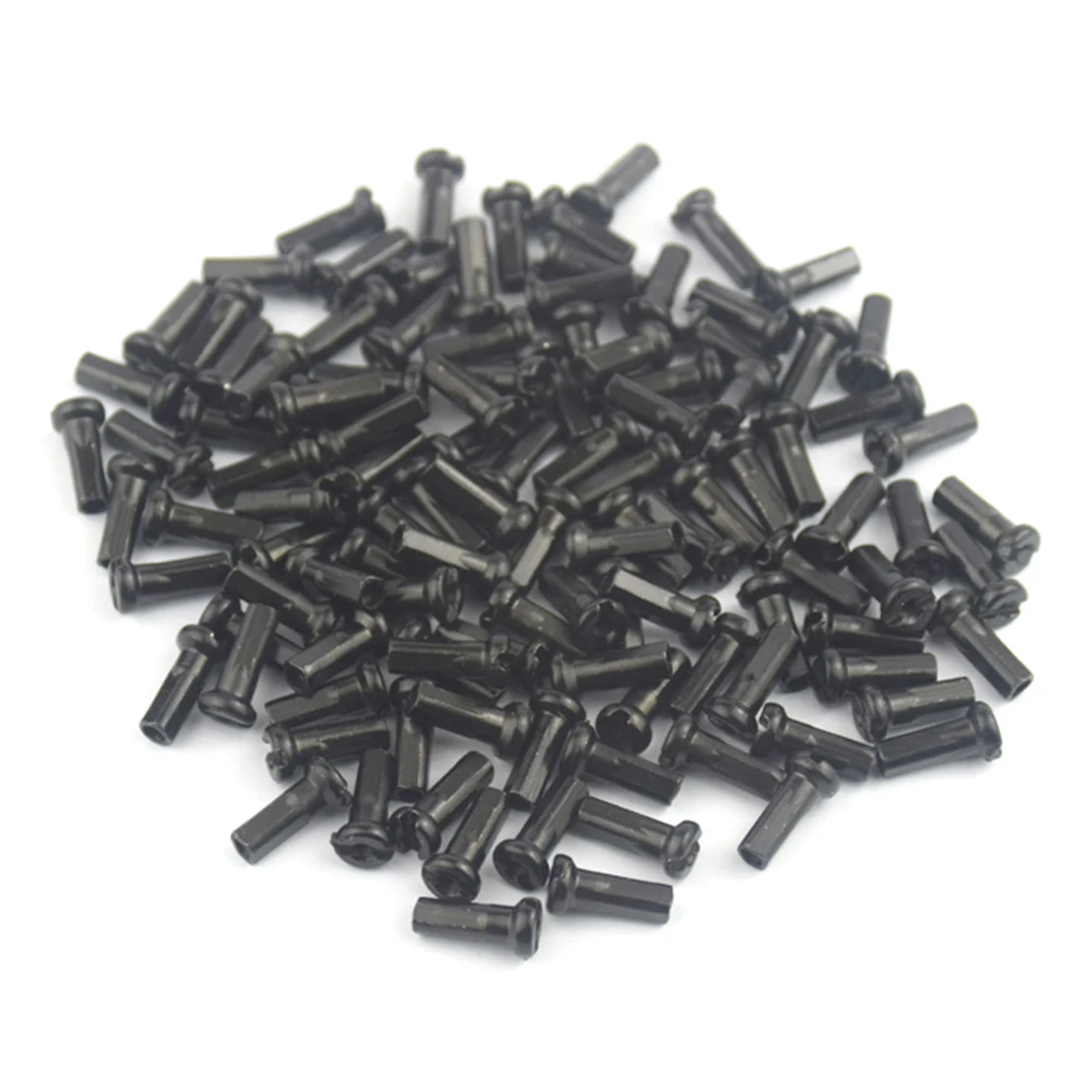 50pcs MTB Bicycle Spoke Nipples Aluminum Alloy Cycling Road Bike Mountain Bike Wheel Nipples Cycling Equipment