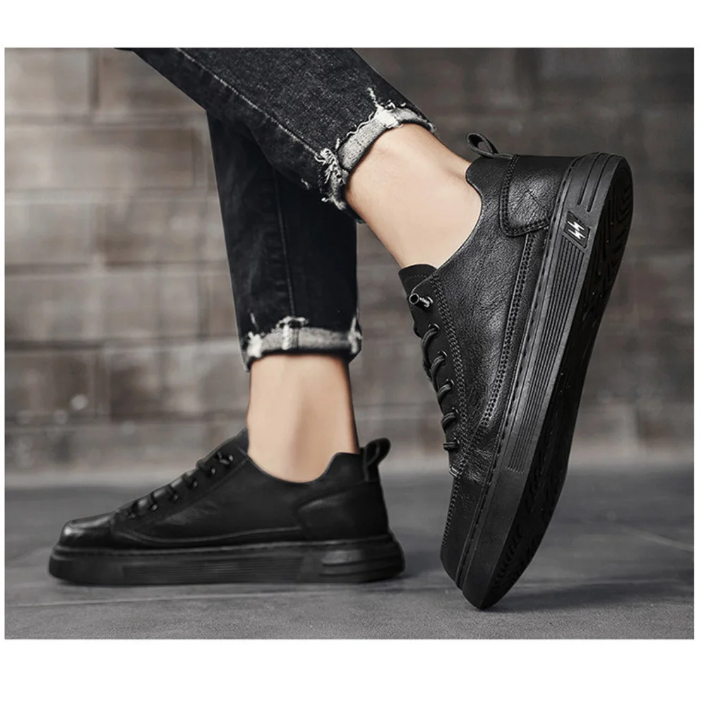 Luksus Mænd Sneakers Fritidssko Snake Chaussures Læder Sneaker Bee Broderi Striber Sko Walking Sports Trainers Tiger MKUP_voghion.com