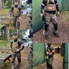Camo Tactical Uniform Hunting Shirts Wear Resistant Outdoor Hiking Training Sets Clothing Ghillie Suits Combat Pants Men Suit 5