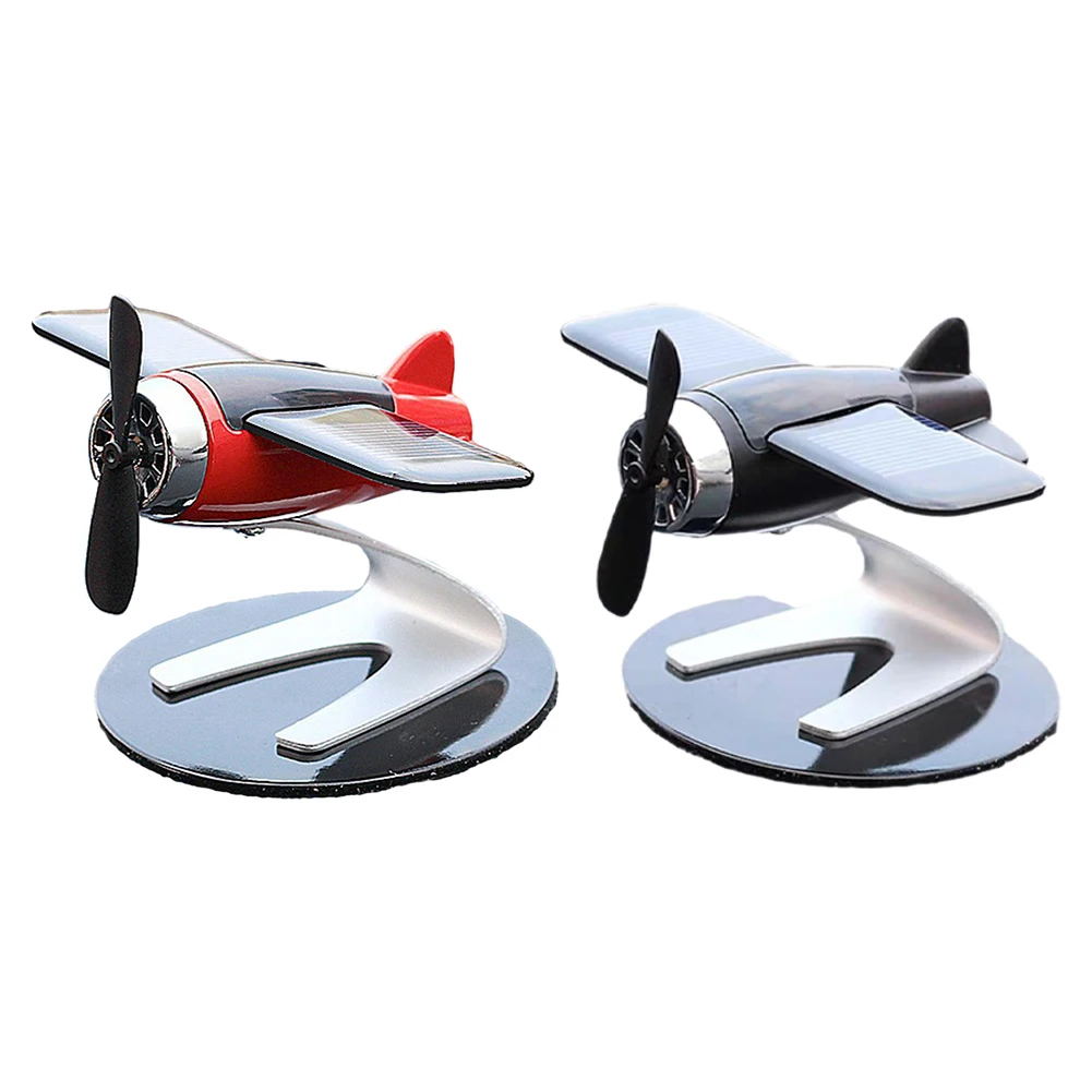 

Universal Solar Powered Airplane Car Interior Decoration Car Mounted Perfume Solar-powered Automobiles Interior Accessories