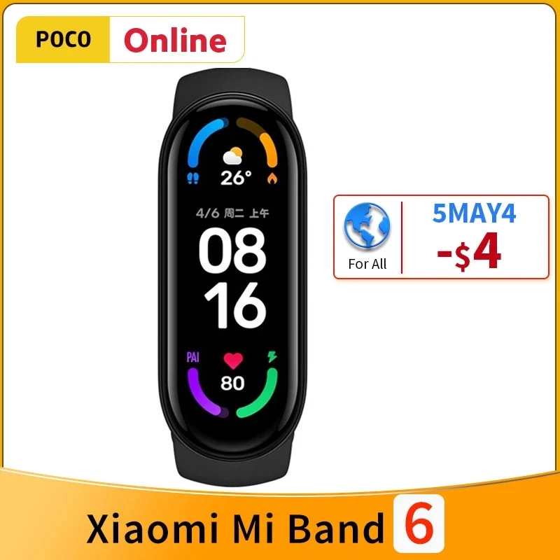 Smartwatch Xiaomi Mi Band 6 - Smartphones Peru