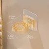 No Drill Wall Mount Watch and Jewelry Storage Rack, Clear Plastic, Double Compartmentary Charging Stand, For Apple Watch 6