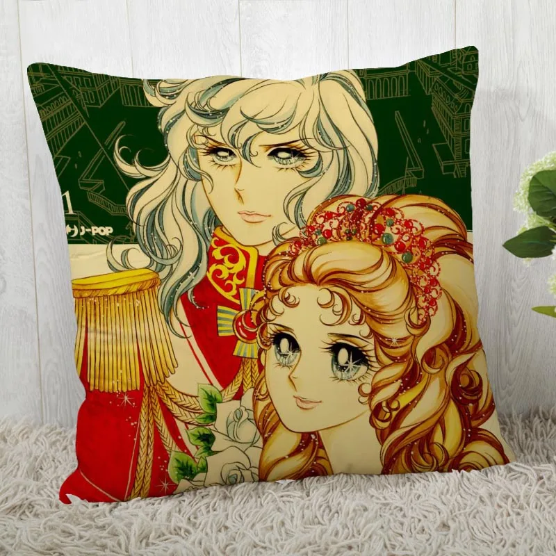 

The Rose of Versailles Pillow Cover Customize Pillowcase Modern Home Decorative Pillow Case For Living Room 40X40cm45X45cm