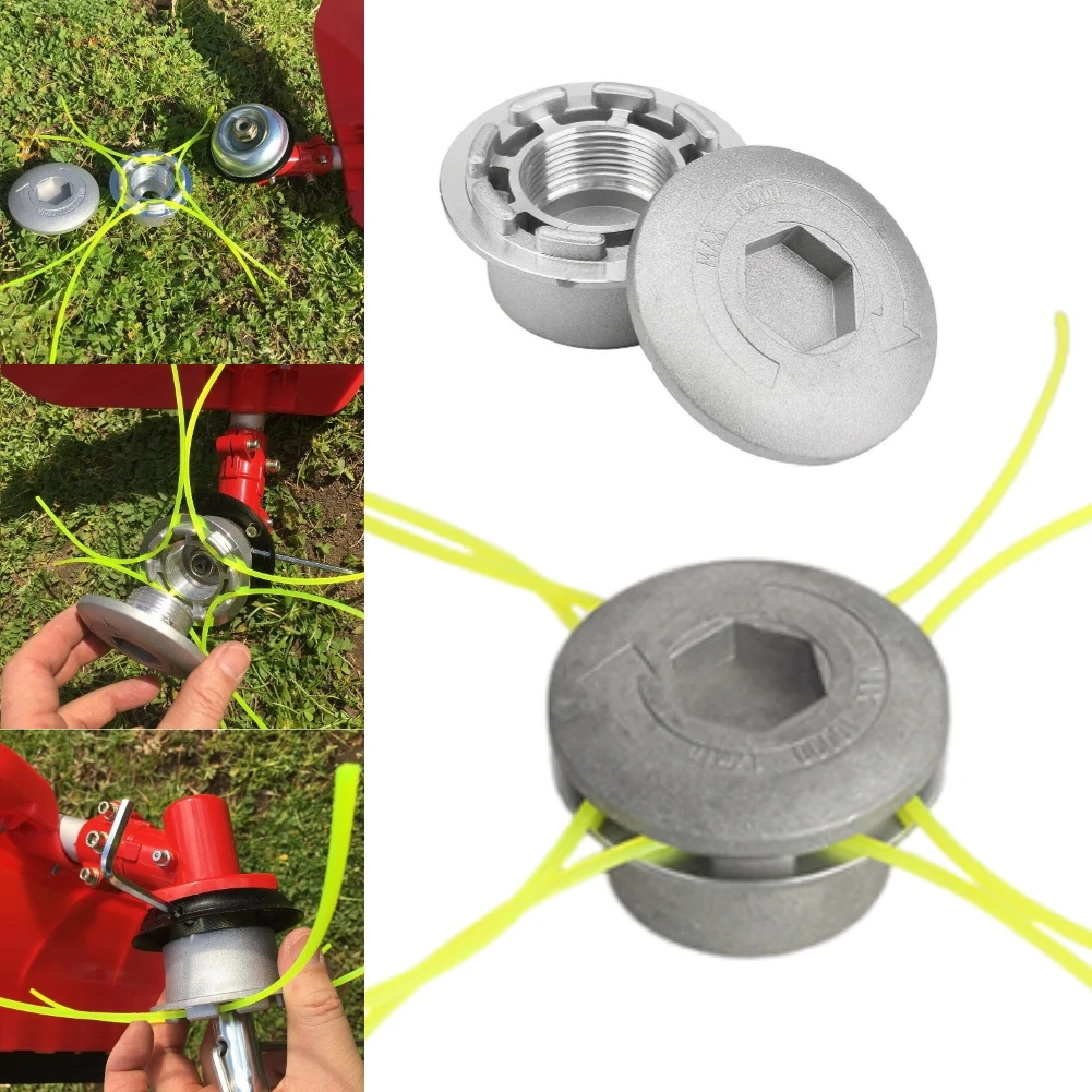 

Brush Cutter Grass Trimmer Head 3 Lines Lawn Mower Accessory Cutting Thread Head