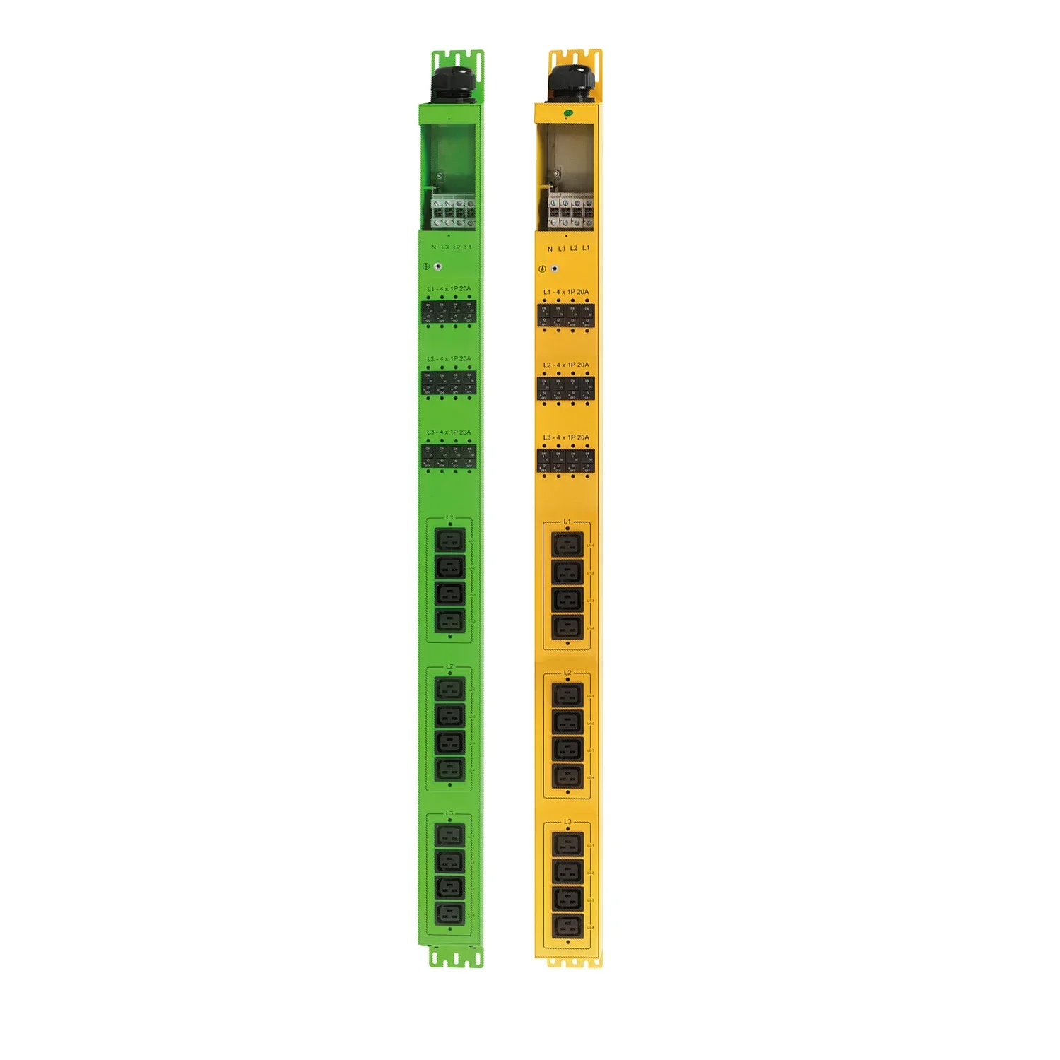 

Oit ETL Heavy Duty American 12 ports Pdu 60A Circuit Breaker 415V 3 Phase Rack C19 PDU Socket