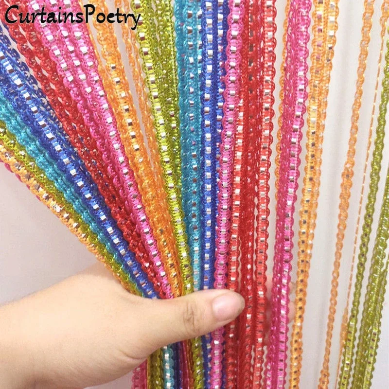 Door String Curtain Wall Panel Fringe Window Room Divider Patio