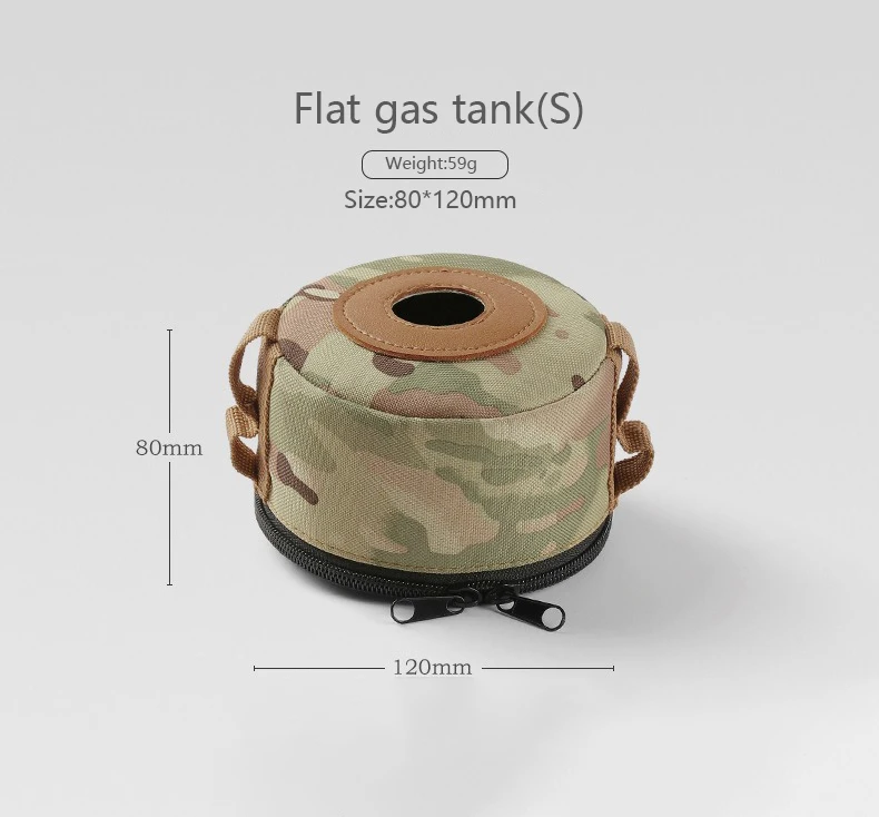 Camouflage Portable Outdoor Camping Gas Tank Protective Sleeve