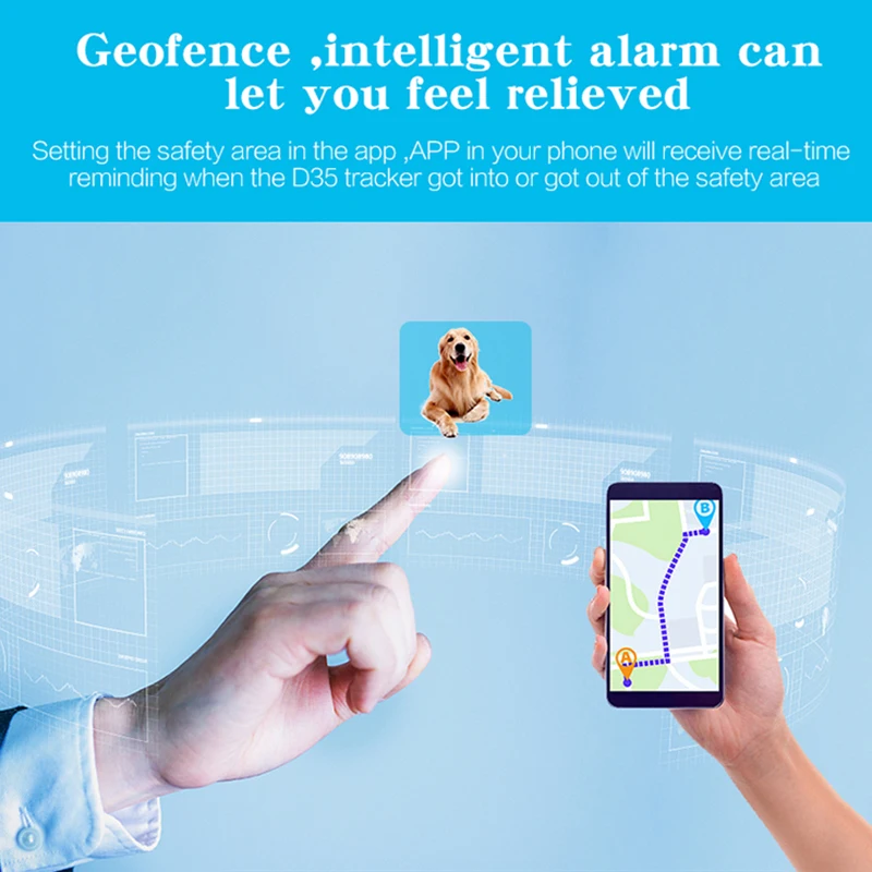 Pet Cat Dogs GPS Tracker 4G SIM Anti-lost Device Pet Smart Collar Long Standby Time Escape Alerts APP Control gps locator key finder anti lost tracker anti lose tracker item locator anti lost locator key chain locator