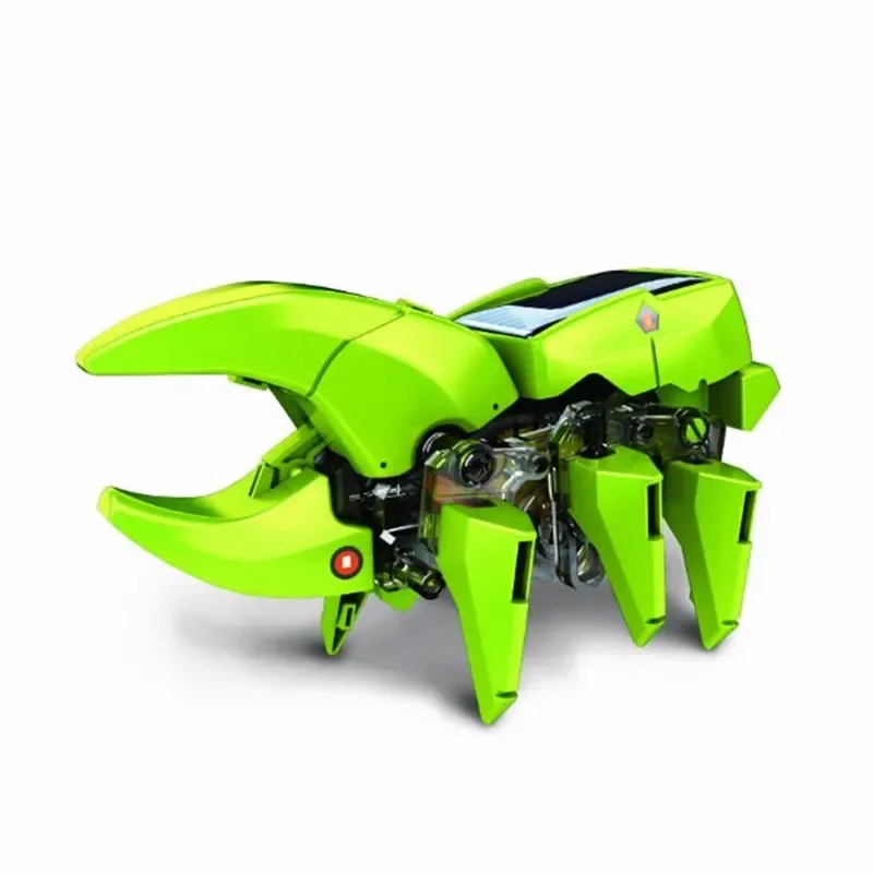 3 In 1 Solar Robot Toys Four-piece Education Training  DIY Machine Dog Puzzle Pieces Electronic Pets