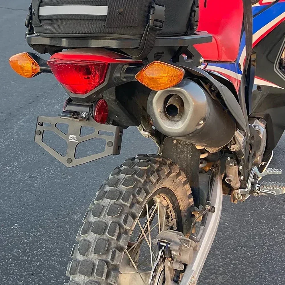 혼다 CRF300L ABS 랠리 300LS 2021-2024 오토바이 번호판 패널 CRF 300L LS 번호판 홀더 브래킷 모토 액세서리
