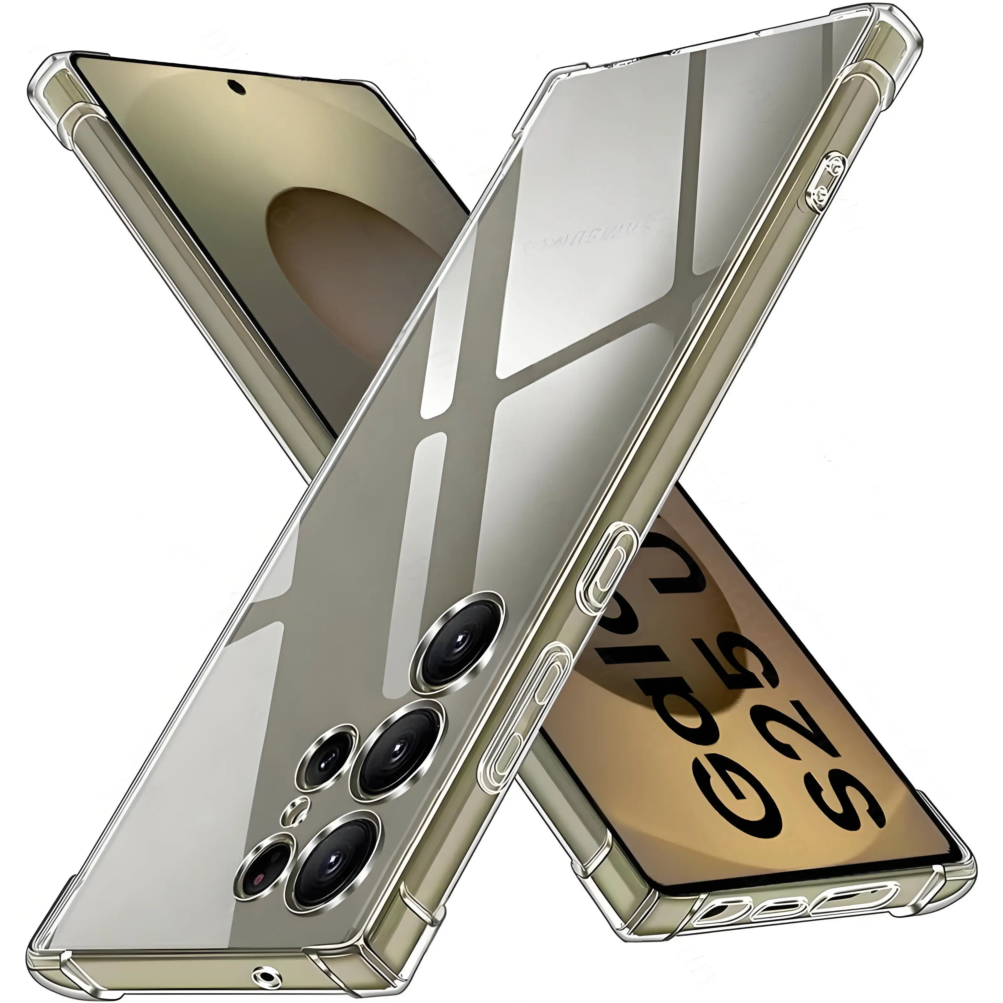 Luxury Shockproof Silicone Soft Case - Clear Ultra Thin Cover
