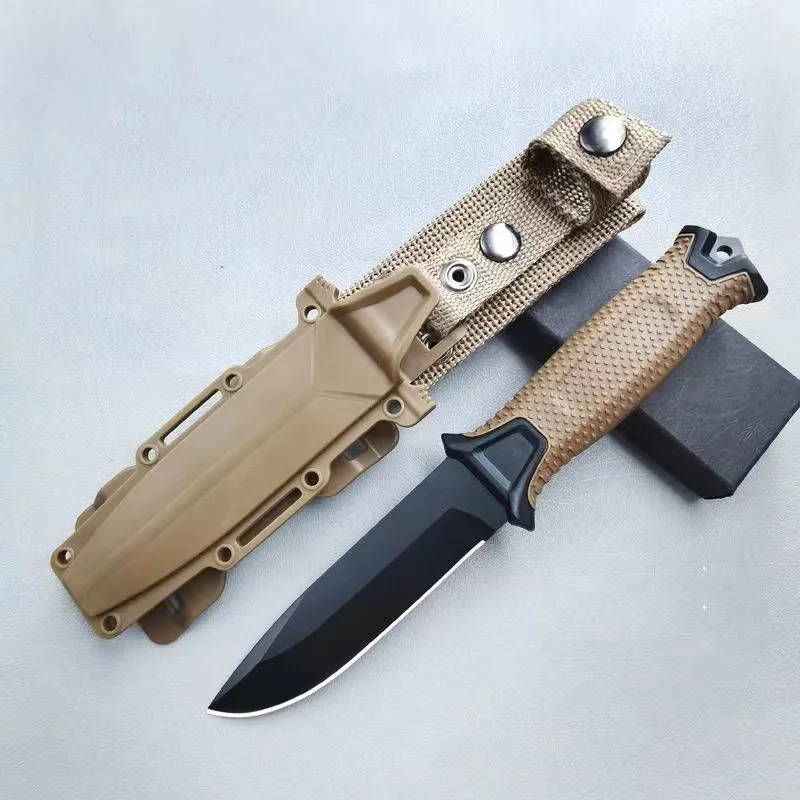 Oem Strong Fixed Blade Knife Outdoor Tactical Survival Camping Hunting  Rescue Hiking Fine Edge & Serrated Blade with Sheath - AliExpress