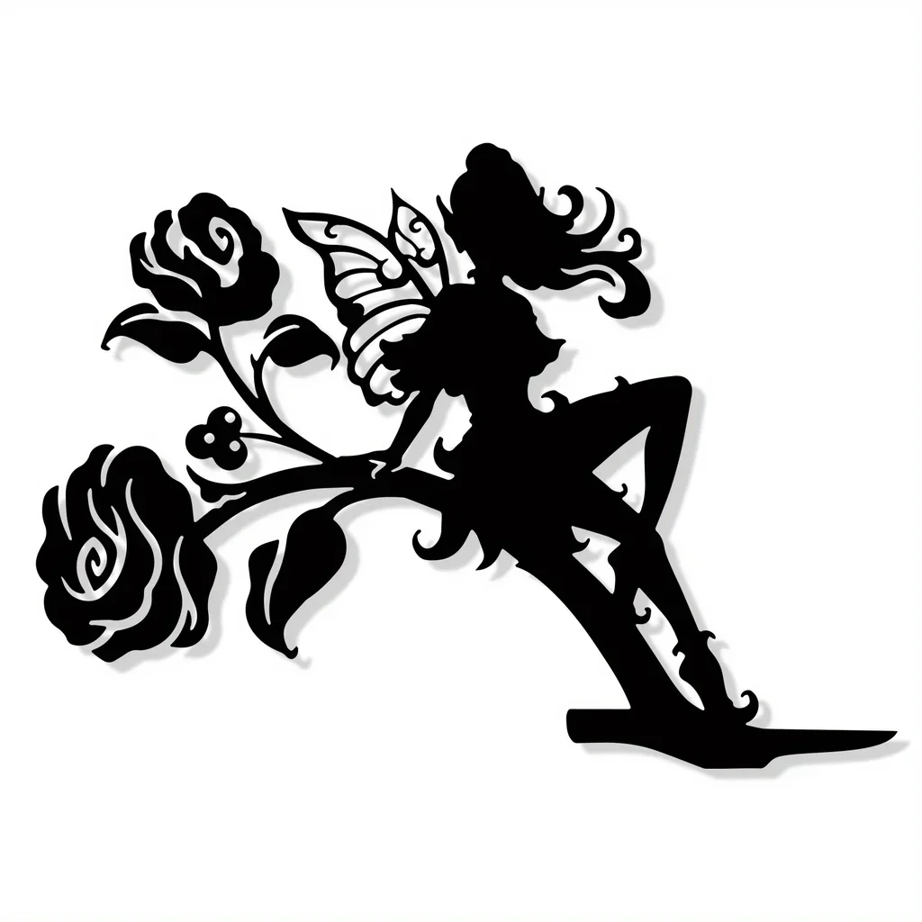 

HELLOYOUNG Add A Magical Touch To Your Garden with Metal Fairy Wing Decoration for Garden Party Décor Outdoor Yard Poor Decorati