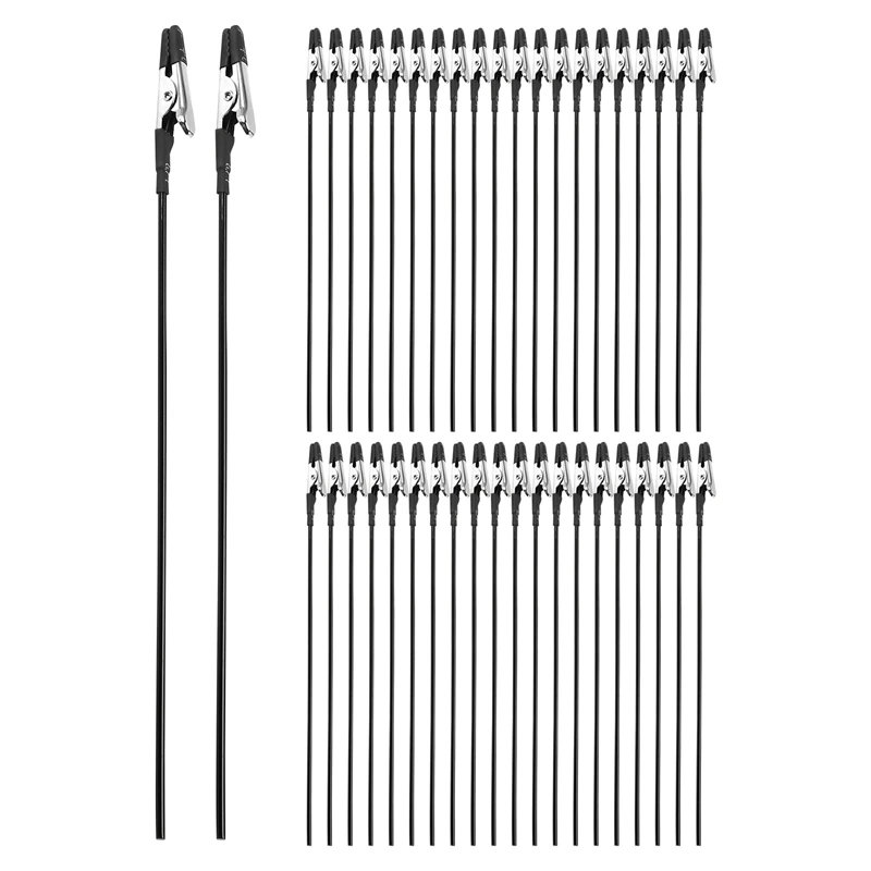40PCS Alligator Clip Sticks For Gundam Model Painting For Airbrush Spraying Hobby Modeling Parts DIY Card Photo Memo