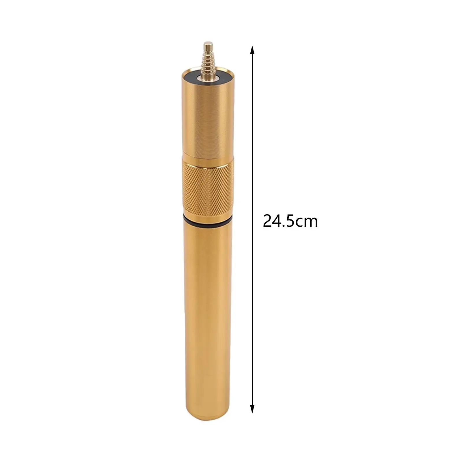 Telescopic Pool Cue Extender Lightweight Aluminum Metal Cue End Lengthener for