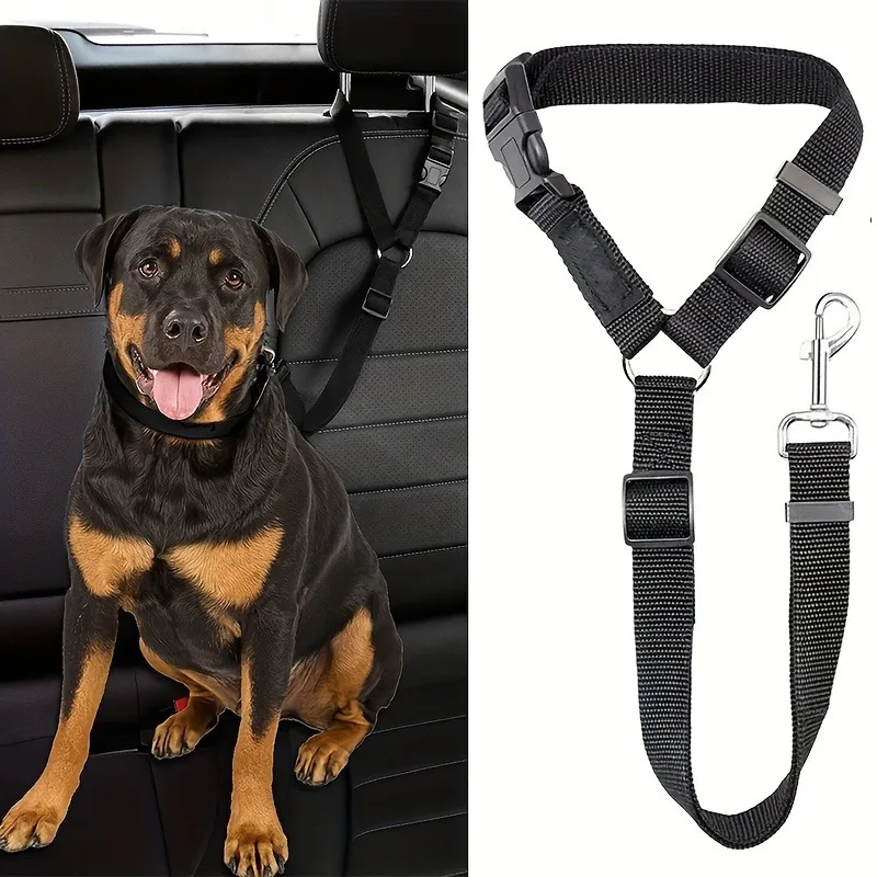 Dog Seat Belt Pet Car Tether Safety Leash For Dogs In Vehicles Car