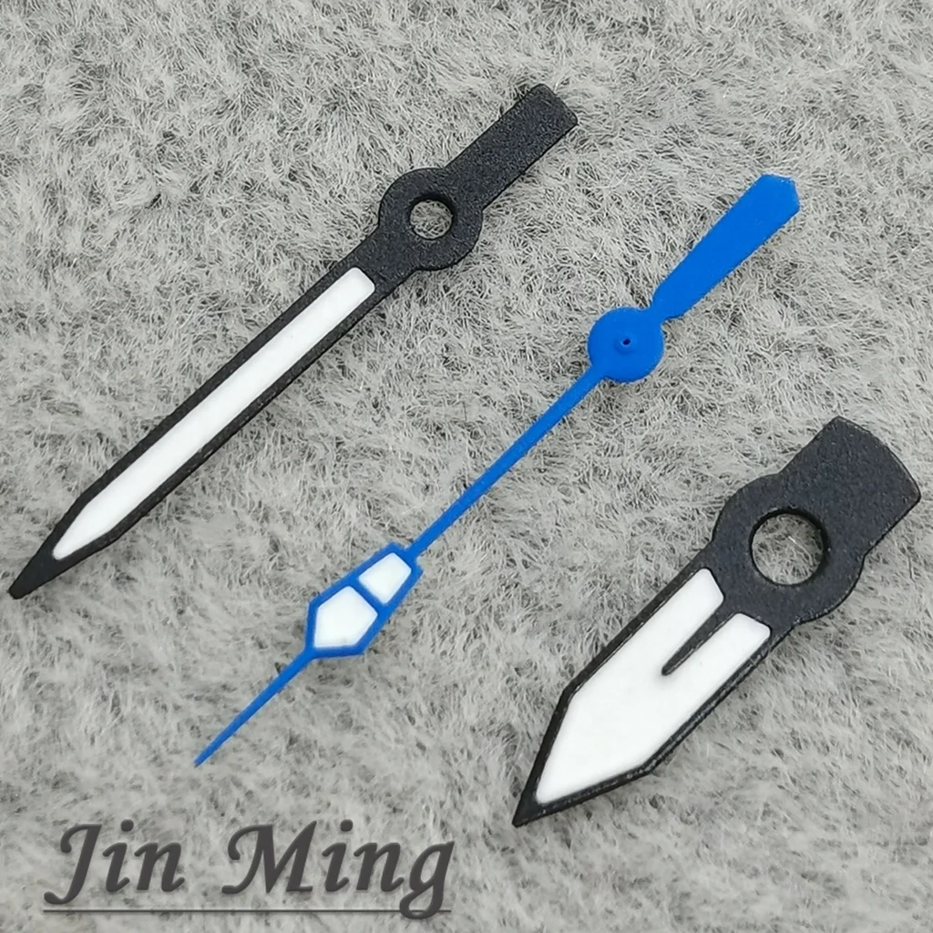 High-Quality Luminous Green and Silver Watch Hands
