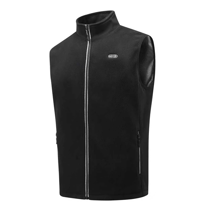 17 HEATING ZONES Heated Vest Men Women Bodywarmer Heated Sleeveless Jacket Winter USB Self Heating Snow Ultra-light Warm Vest