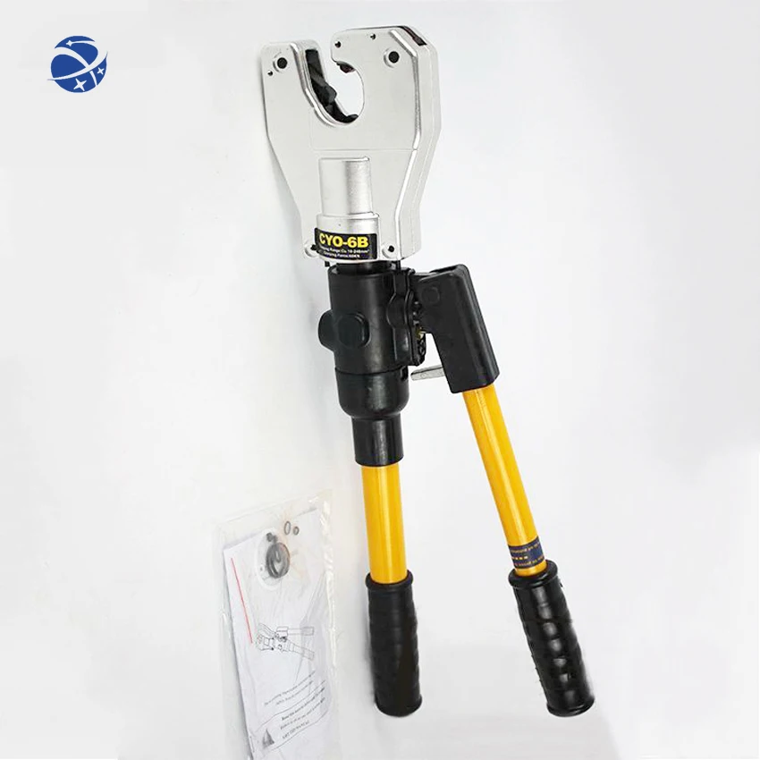 

CYO-6B hydraulic point pressure type hand crimping tool hydraulic crimping pliers range10-240mm2 for cable wire lug