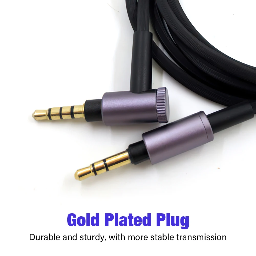 Premium 3.5mm Jack Aux Cable with Audio Mic Functionality