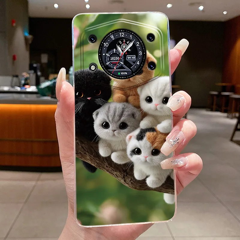 Stylish Transparent Silicone Shockproof Butterfly Design Soft Phone Case