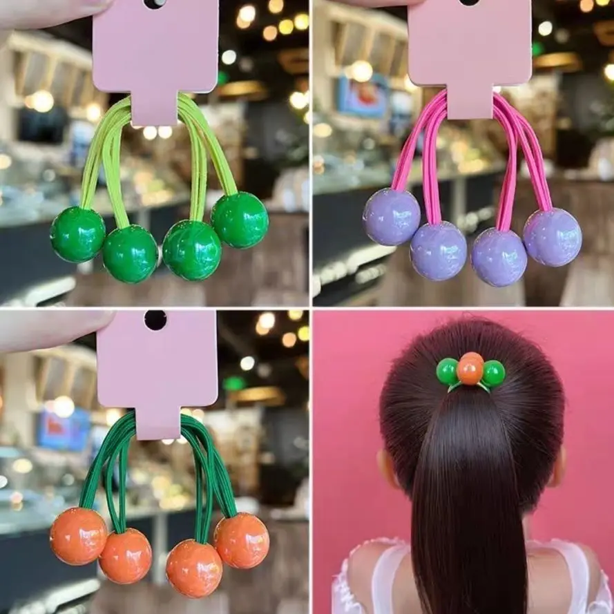 Ivory Hair Tassel Multi Purpose- Set Of Four (On Kids)